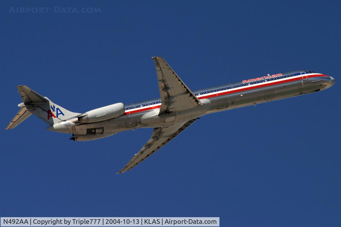 N492AA, 1989 McDonnell Douglas MD-82 (DC-9-82) C/N 49730, American Airlines