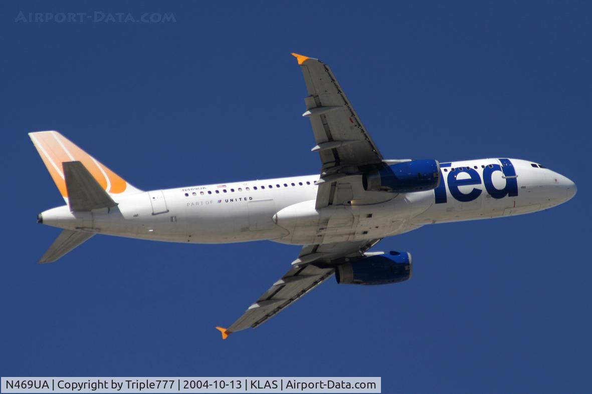 N469UA, 2001 Airbus A320-232 C/N 1409, TED