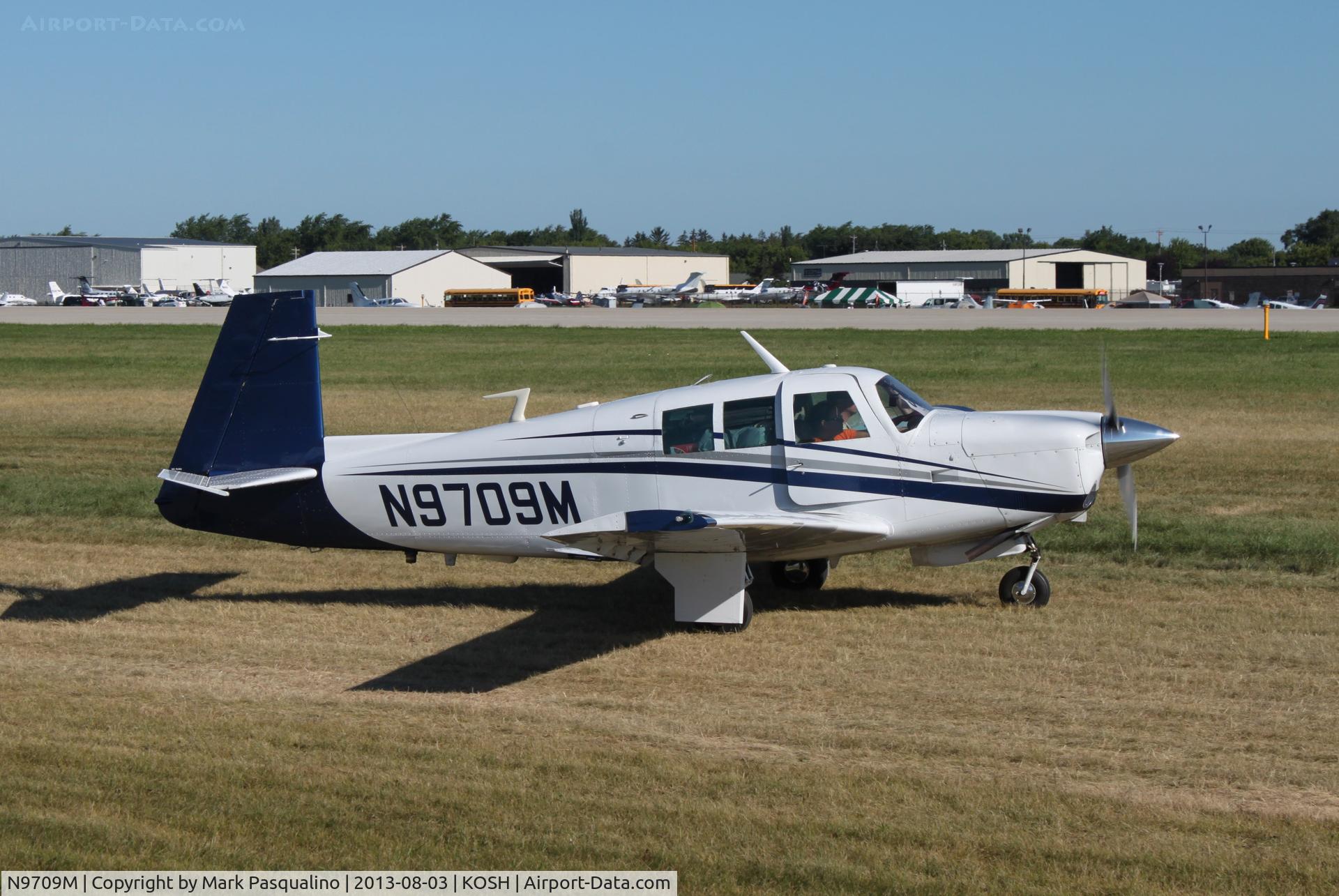 N9709M, 1967 Mooney M20F Executive C/N 670269, Mooney M20F