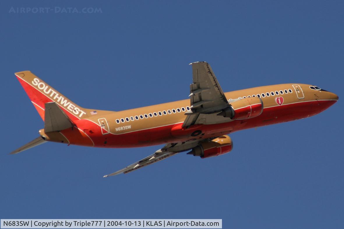 N683SW, 1988 Boeing 737-3G7 C/N 24008, Southwest Airlines