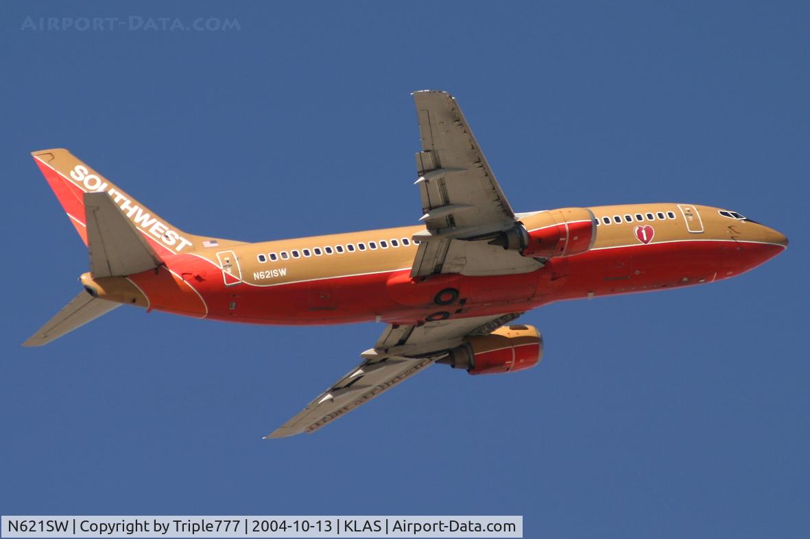 N621SW, 1996 Boeing 737-3H4 C/N 28037, Southwest Airlines