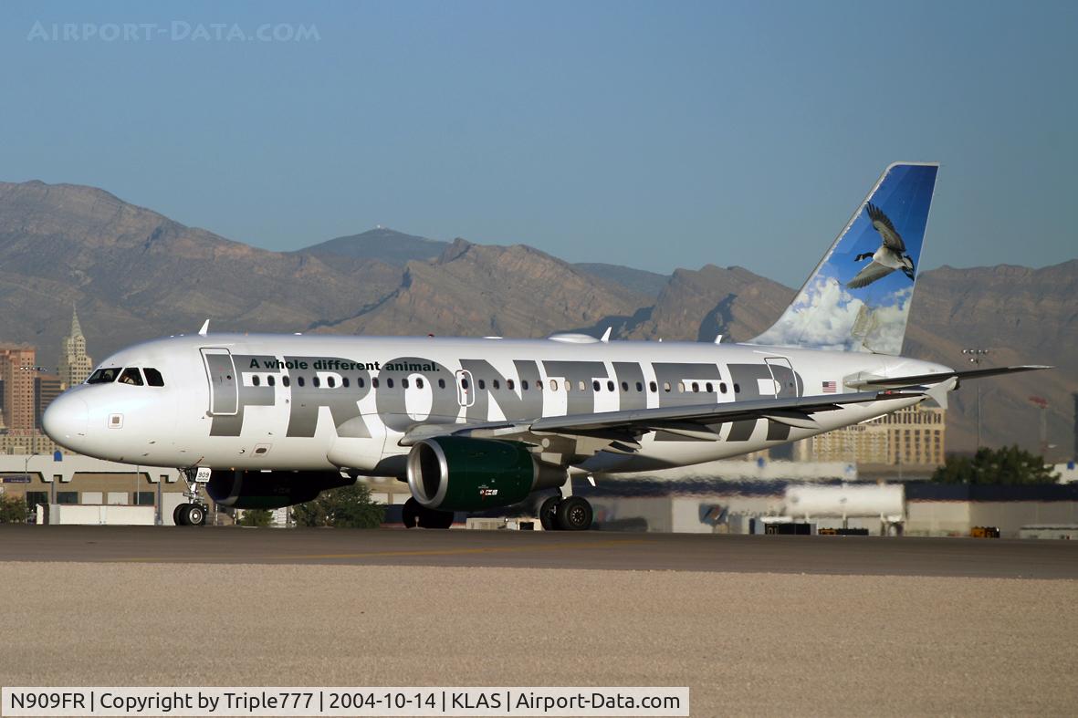 N909FR, 2002 Airbus A319-111 C/N 1761, Frontier
