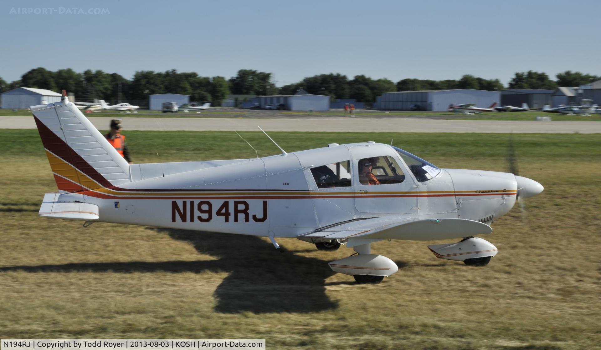 N194RJ, 1966 Piper PA-28-180 Cherokee C/N 28-2760, Airventure 2013