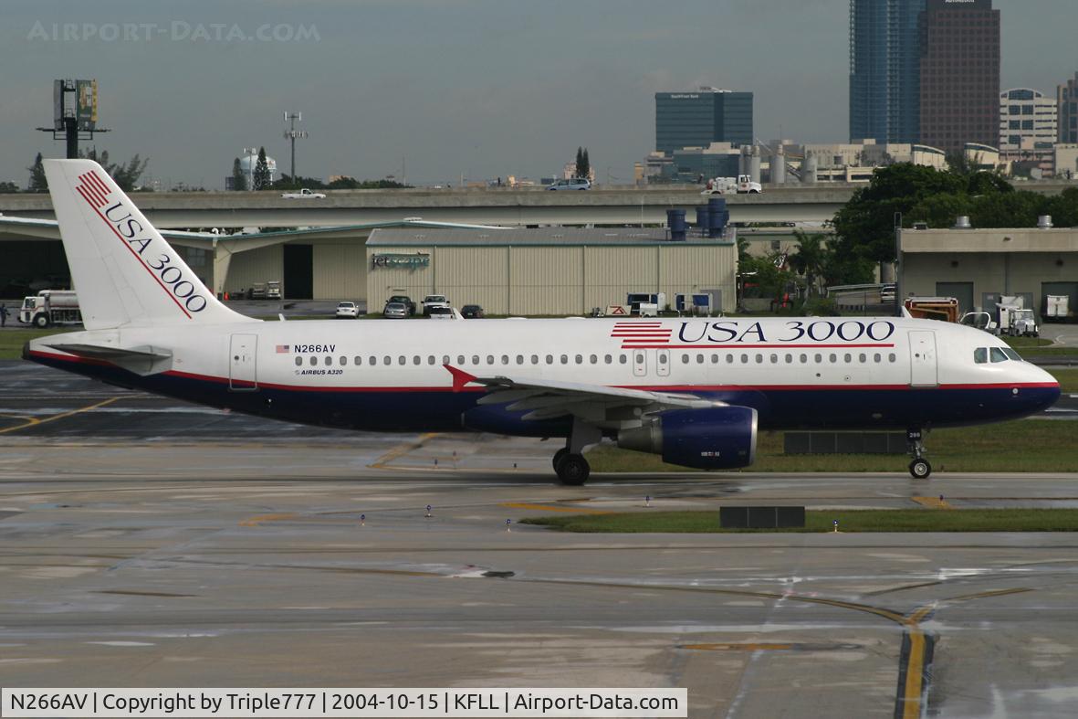N266AV, 1999 Airbus A320-214 C/N 1152, USA 3000