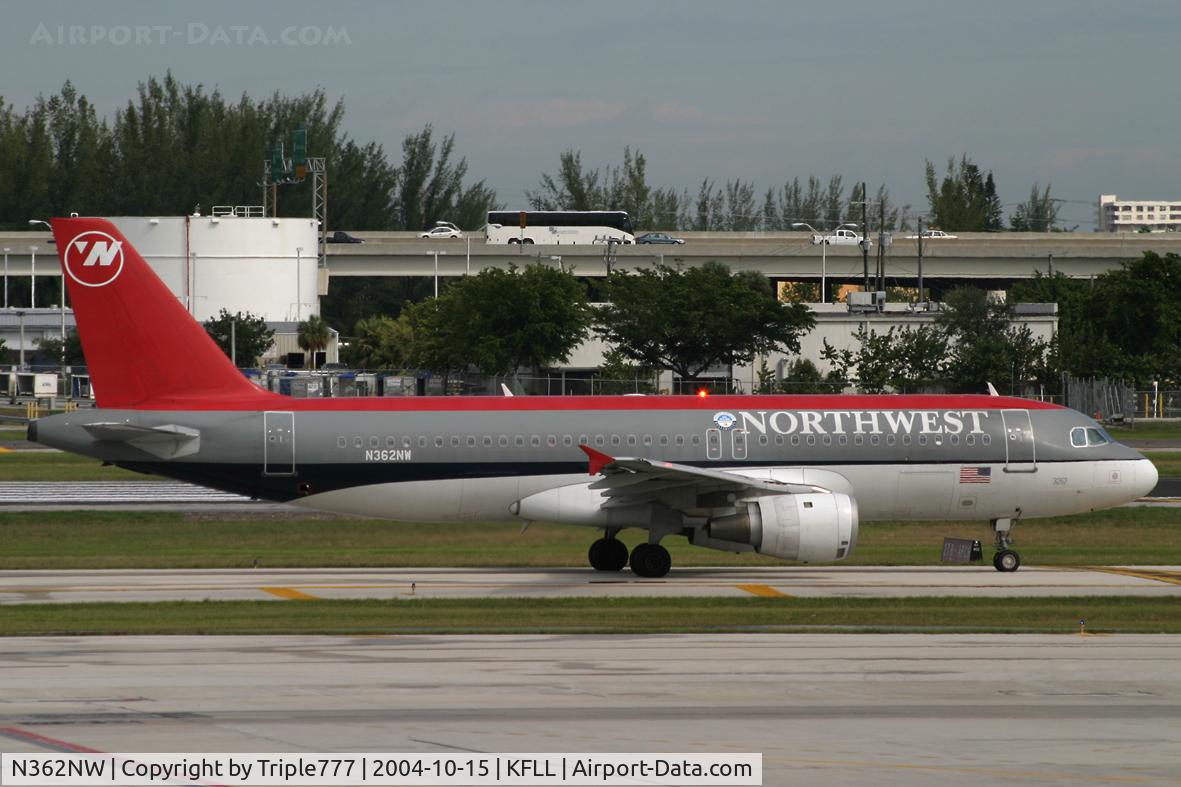 N362NW, 1998 Airbus A320-212 C/N 0911, Northwest