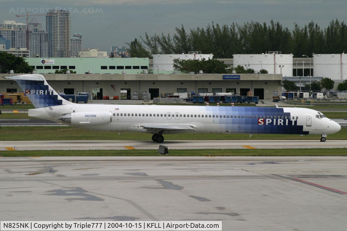 N825NK, 1990 McDonnell Douglas MD-83 (DC-9-83) C/N 53012, Spirit