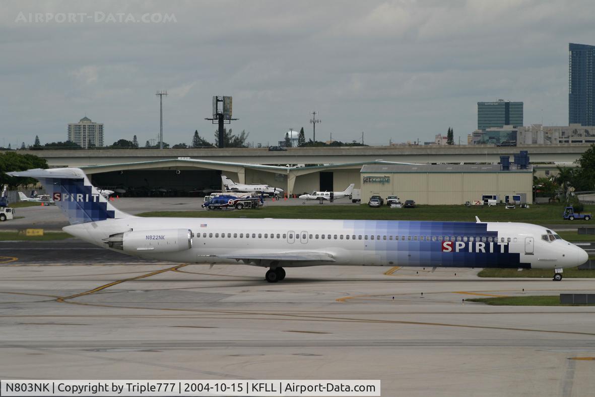 N803NK, 1981 McDonnell Douglas MD-82 (DC-9-82) C/N 48087, Spirit