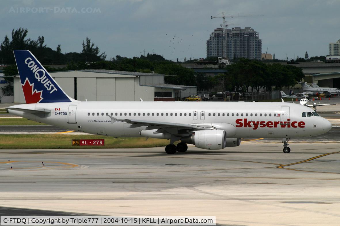 C-FTDQ, 2001 Airbus A320-214 C/N 1686, Skyservice