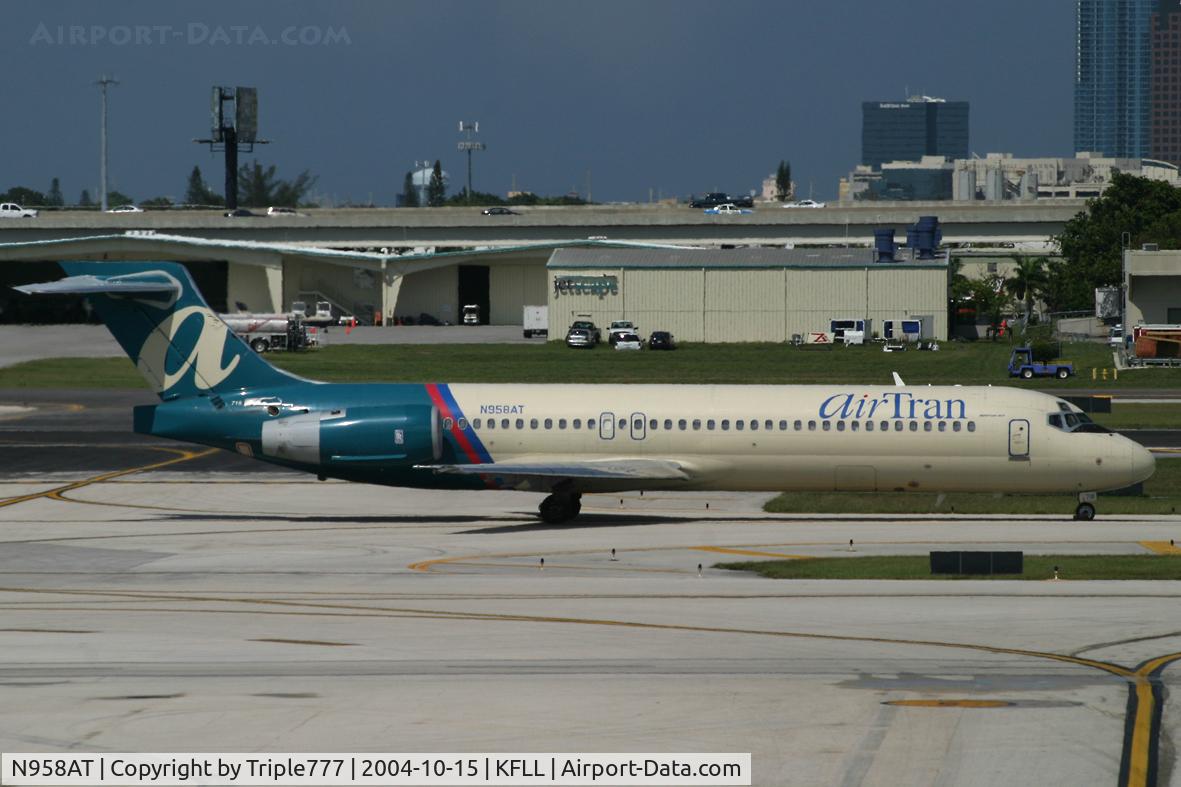 N958AT, 2001 Boeing 717-200 C/N 55020, Air Tran