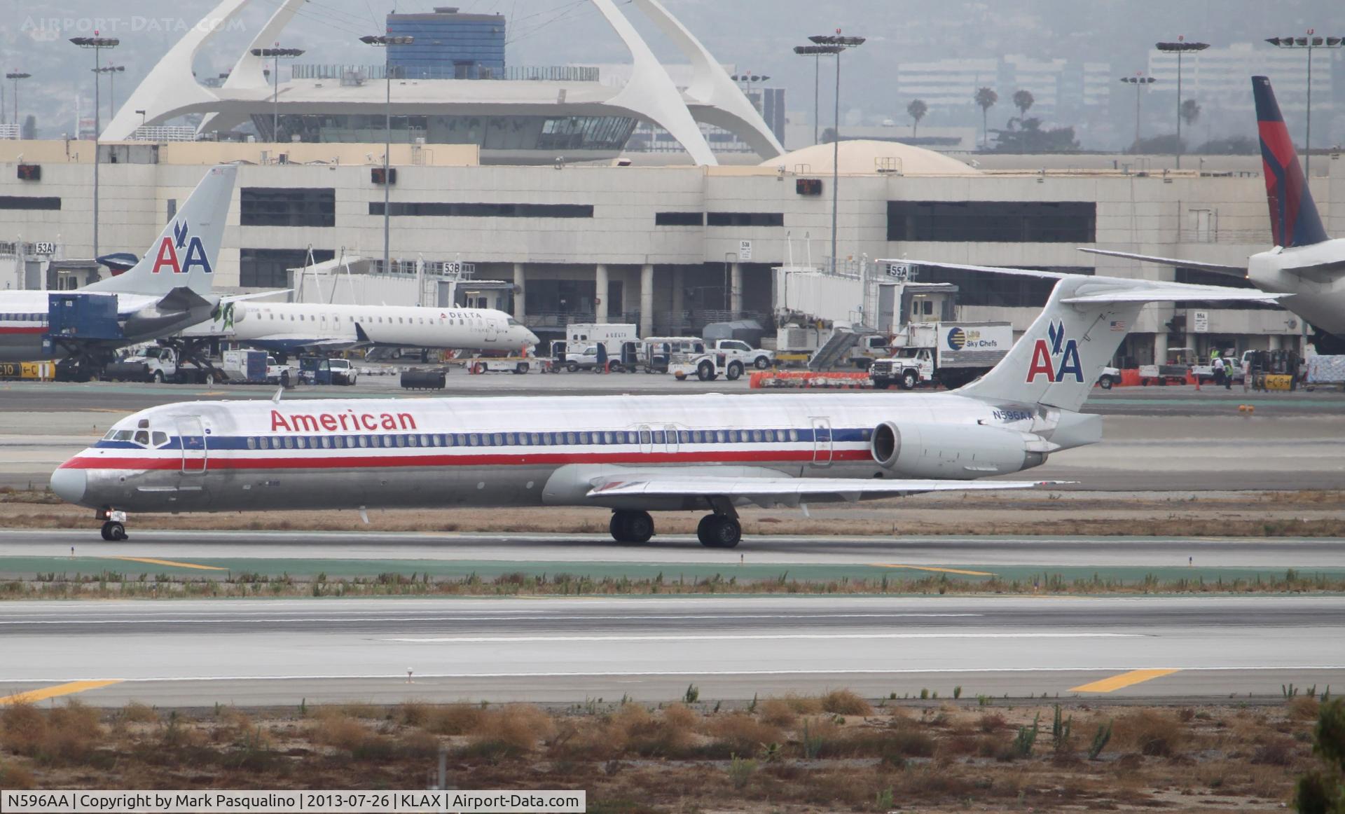 N596AA, 1992 McDonnell Douglas MD-83 (DC-9-83) C/N 53286, MD-83