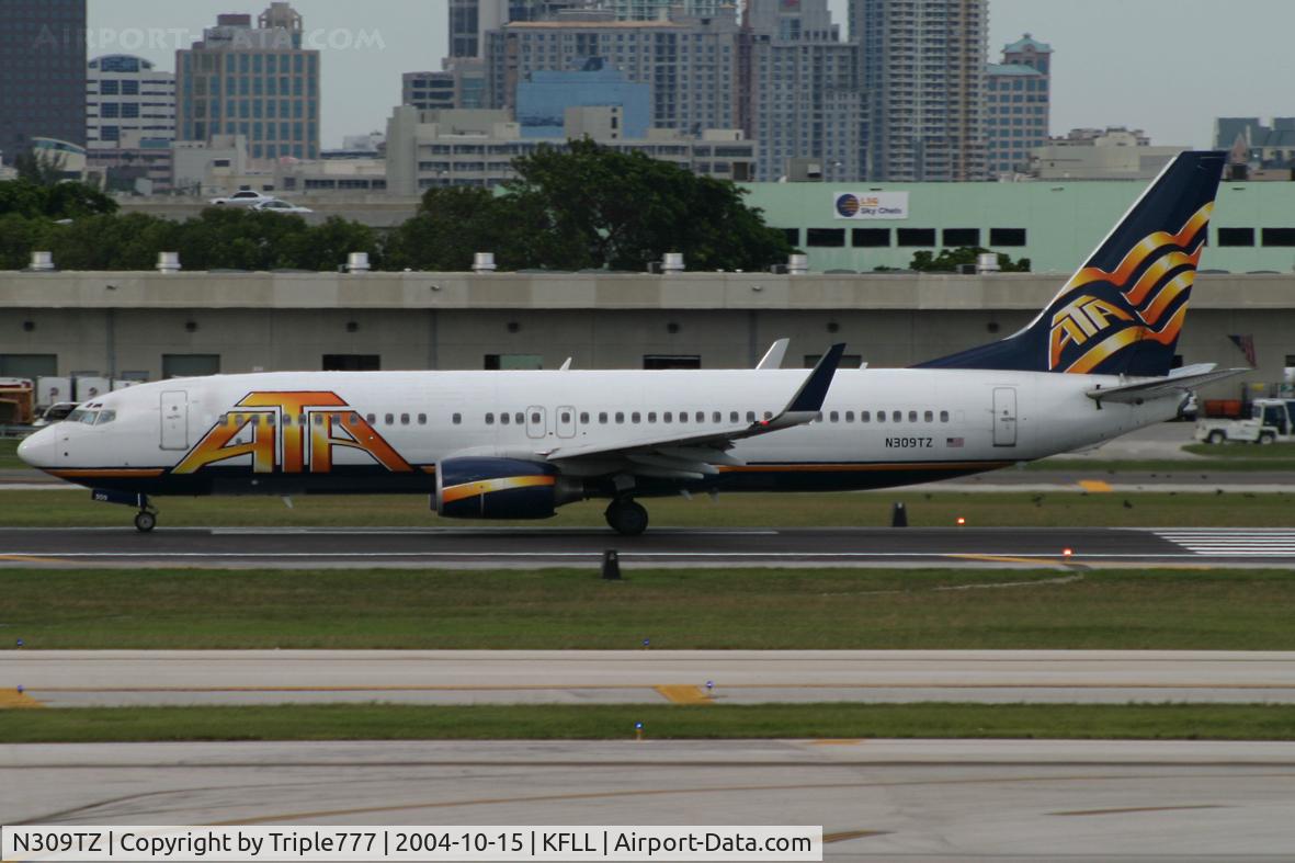 N309TZ, 2001 Boeing 737-83N C/N 32577, ATA Airlines