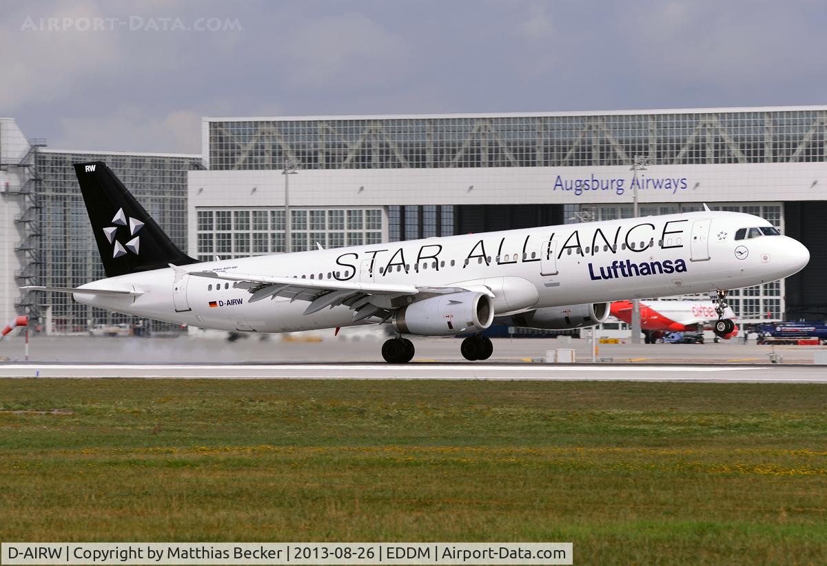 D-AIRW, 1997 Airbus A321-131 C/N 0699, D-AIRW