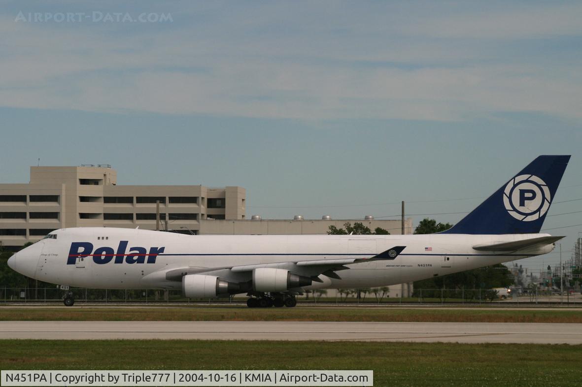N451PA, 2000 Boeing 747-46NF C/N 30809, Polar Air Cargo