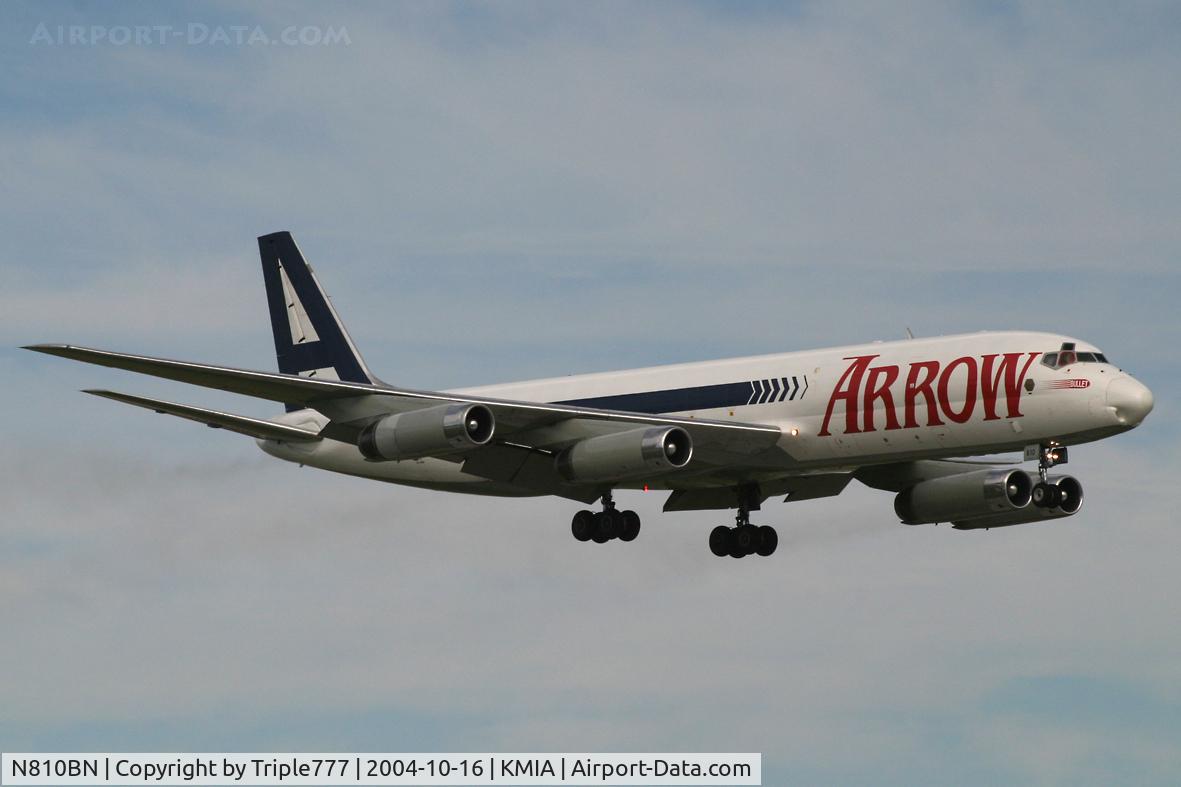 N810BN, 1967 Douglas DC-8-62 C/N 45905, Arrow Air