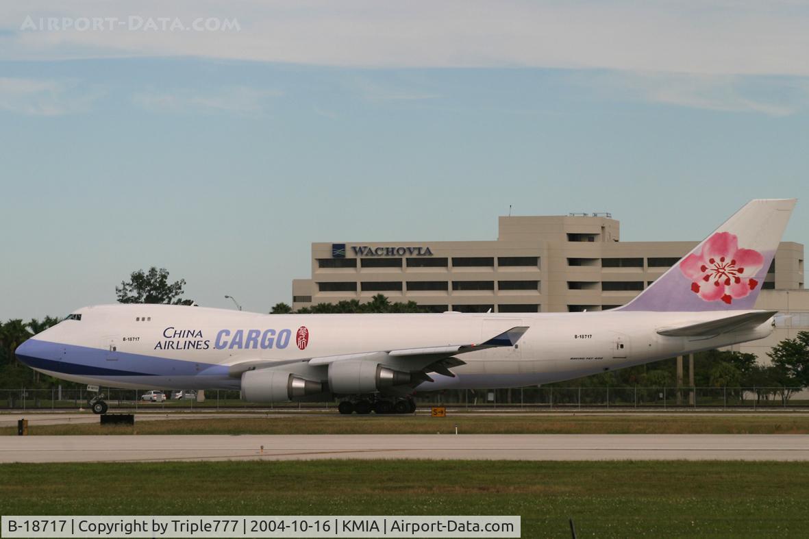B-18717, 2004 Boeing 747-409F/SCD C/N 30769, China Airlines Cargo
