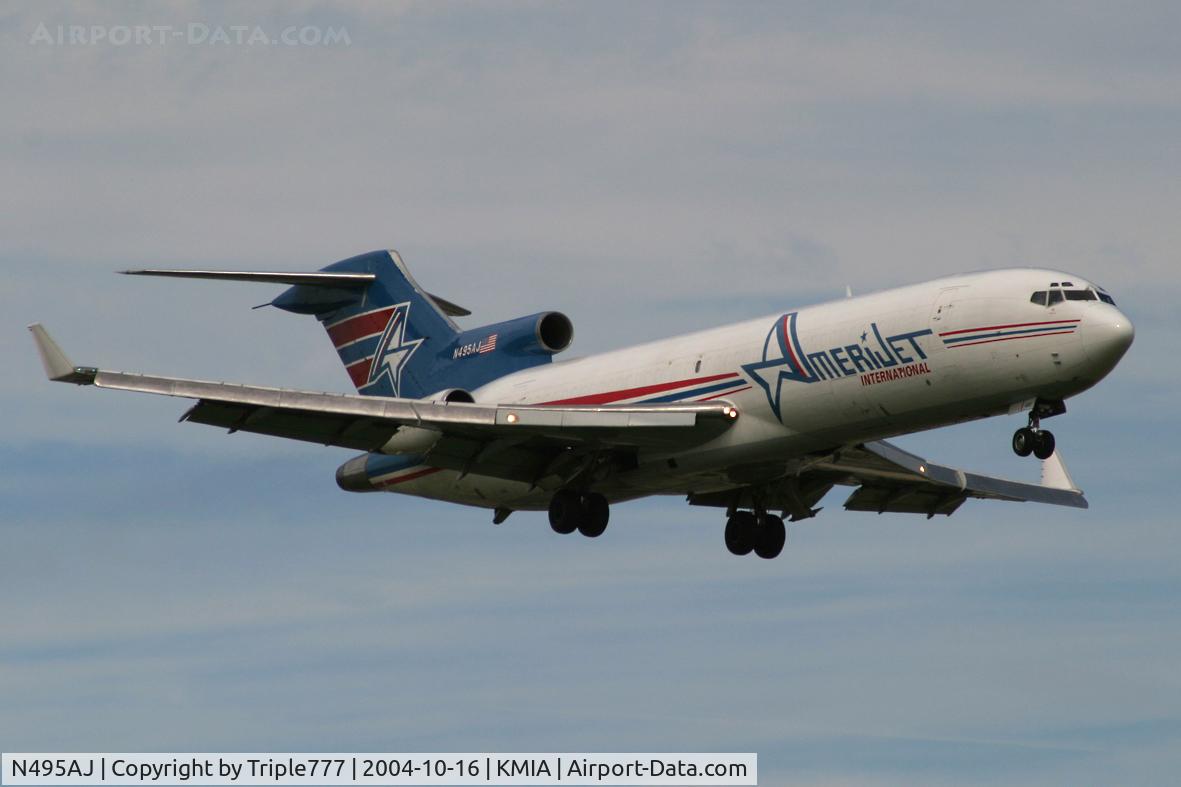 N495AJ, 1975 Boeing 727-233F C/N 20937, Amerijet International