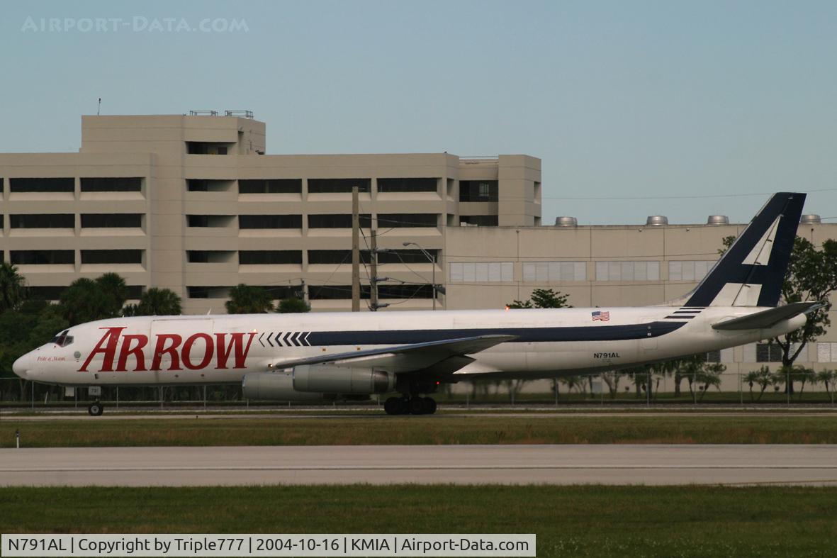 N791AL, 1970 Douglas DC-8-62F C/N 46150, Arrow