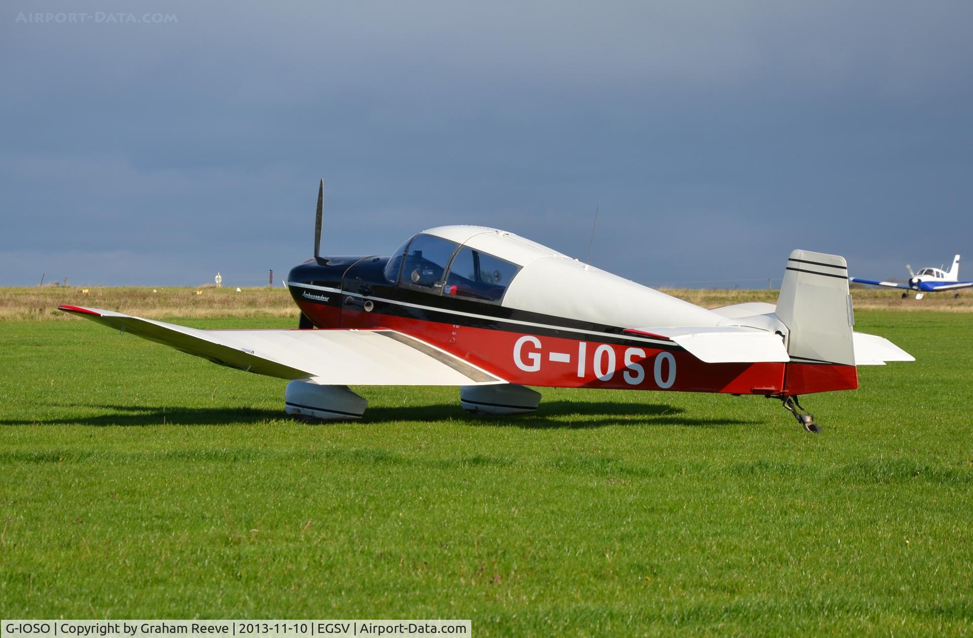 G-IOSO, 1961 CEA Jodel DR.1050 Ambassadeur C/N 46, Parked at Old Buckenham.