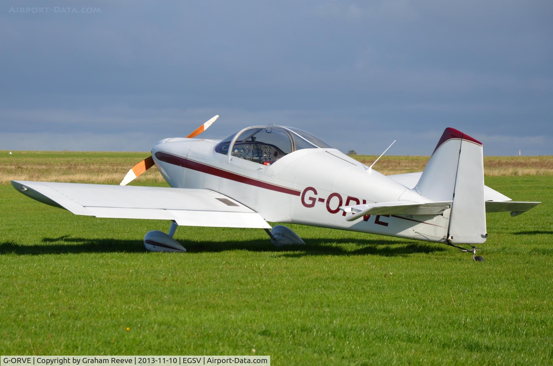 G-ORVE, 1994 Vans RV-6 C/N 21710, Parked at Old Buckenham.