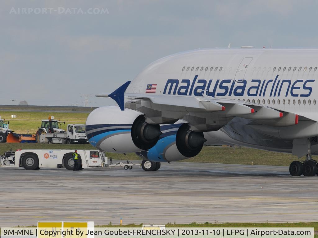 9M-MNE, 2012 Airbus A380-841 C/N 094, MAS21 CDG / KUALA LUMPUR