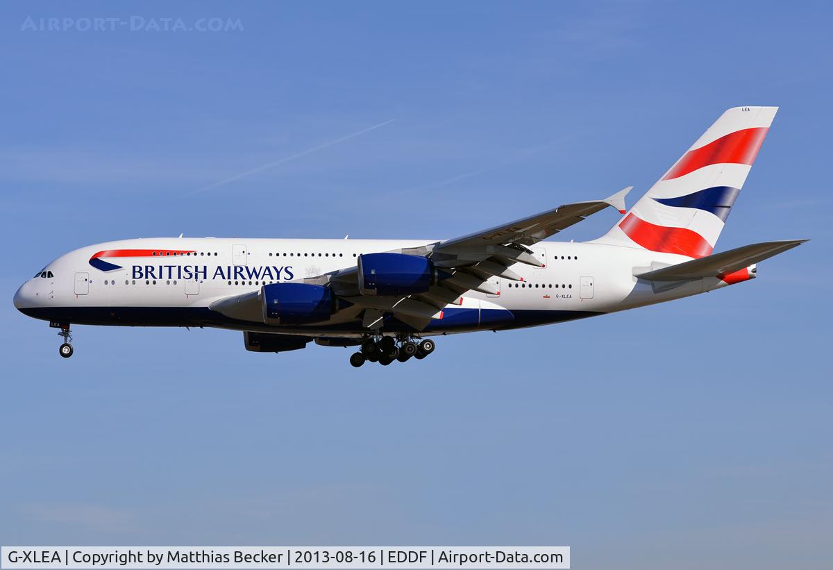 G-XLEA, 2012 Airbus A380-841 C/N 095, G-XLEA