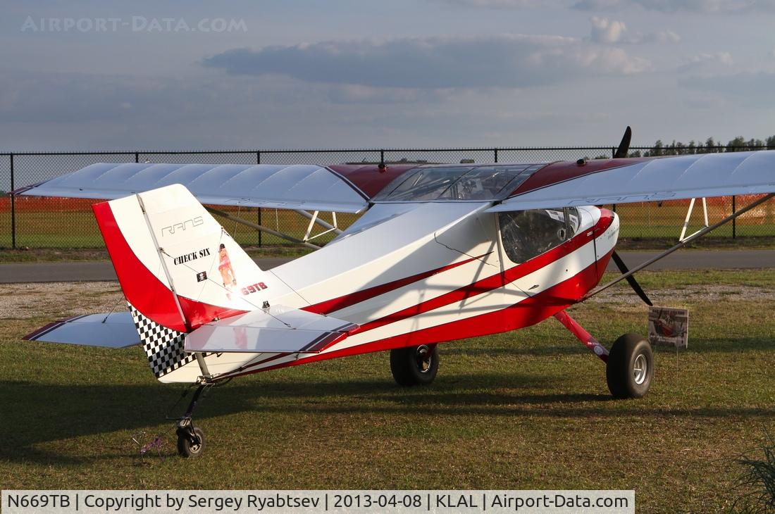 N669TB, 2012 Rans S-6S Coyote II C/N 01011405, Sun-n-Fun Florida