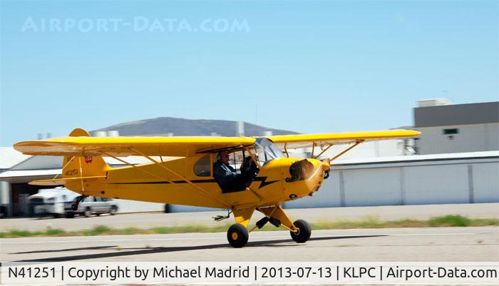 N41251, 1941 Piper J3C-65 Cub C/N 7892, At West Coast Piper Cub Fly-in 2012 Lompoc Calif