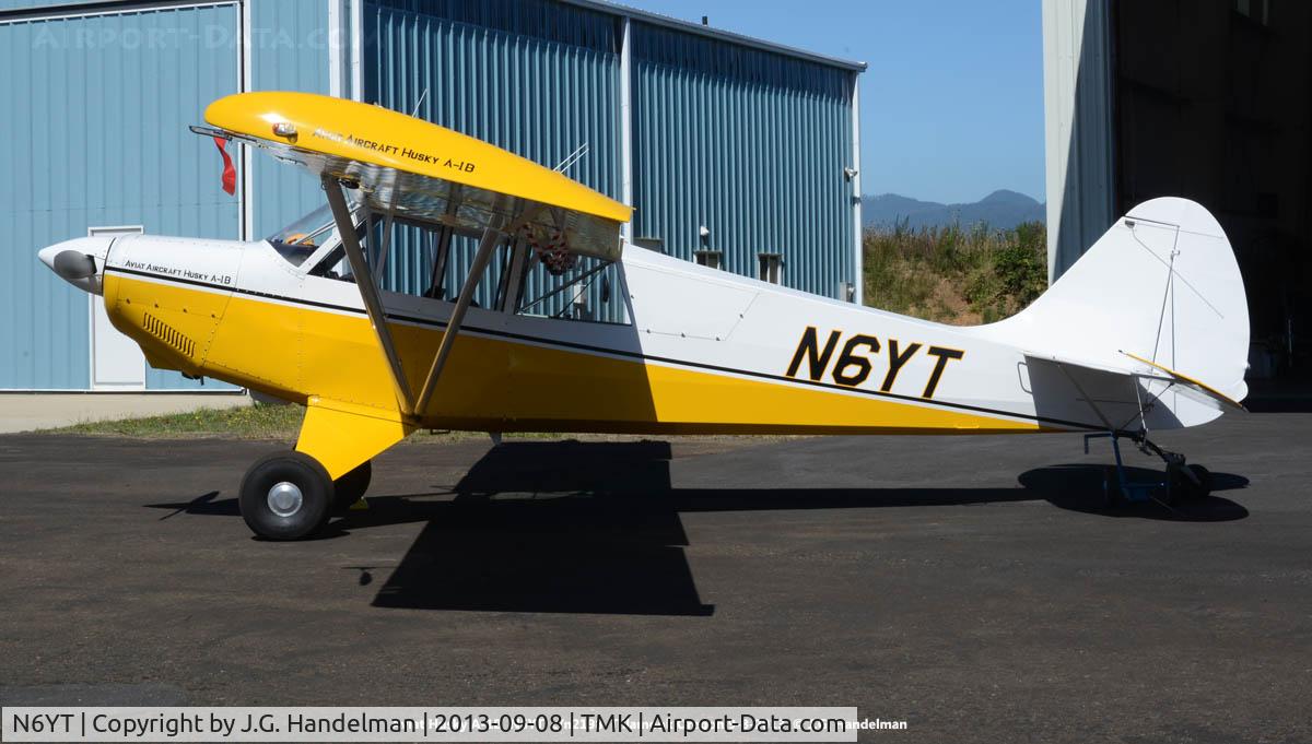 N6YT, 2002 Aviat A-1B Husky C/N 2198, At Tillamook OR.