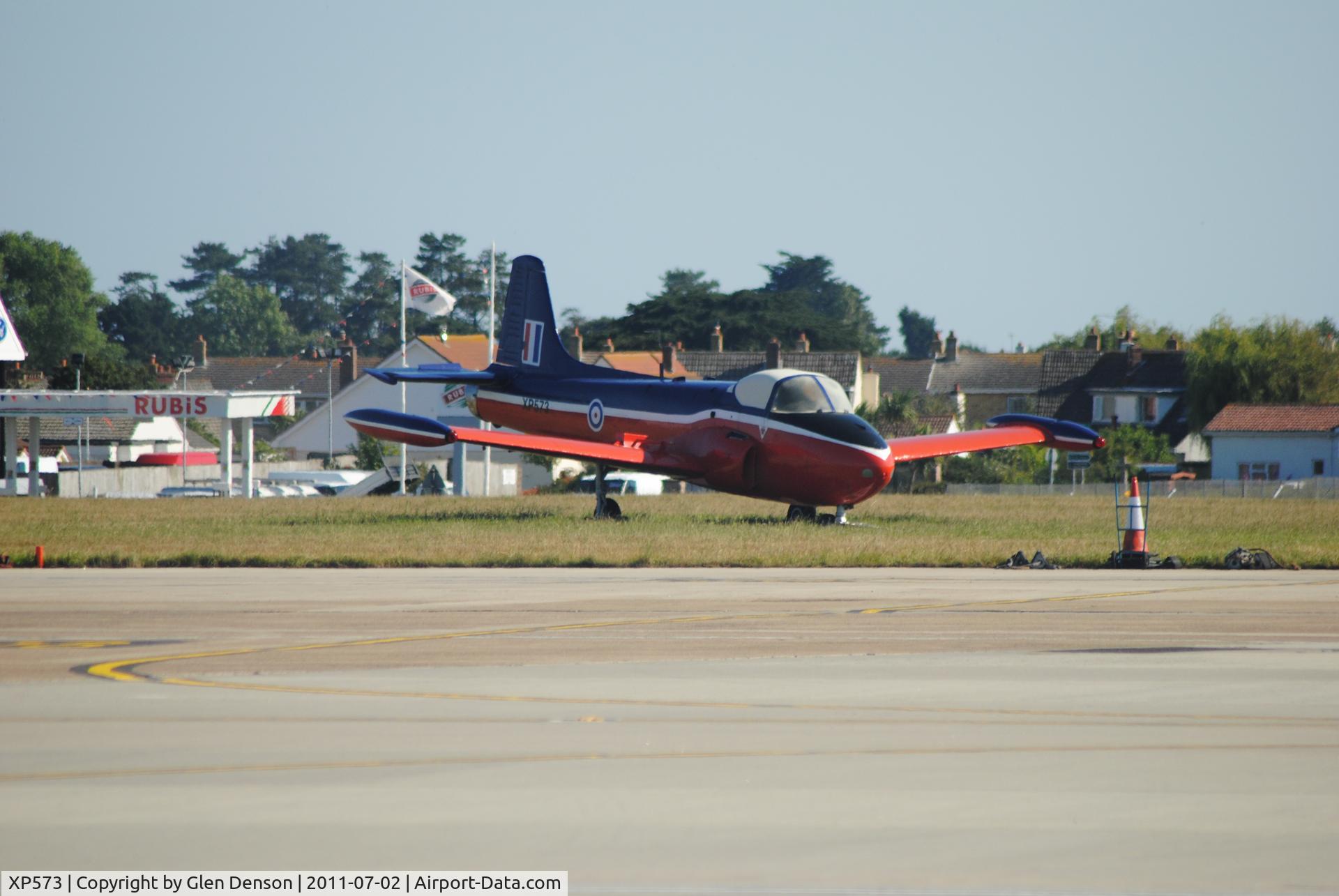 XP573, BAC 84 Jet Provost T.4 C/N Not found XP573, jersey airport 02/07/2011
