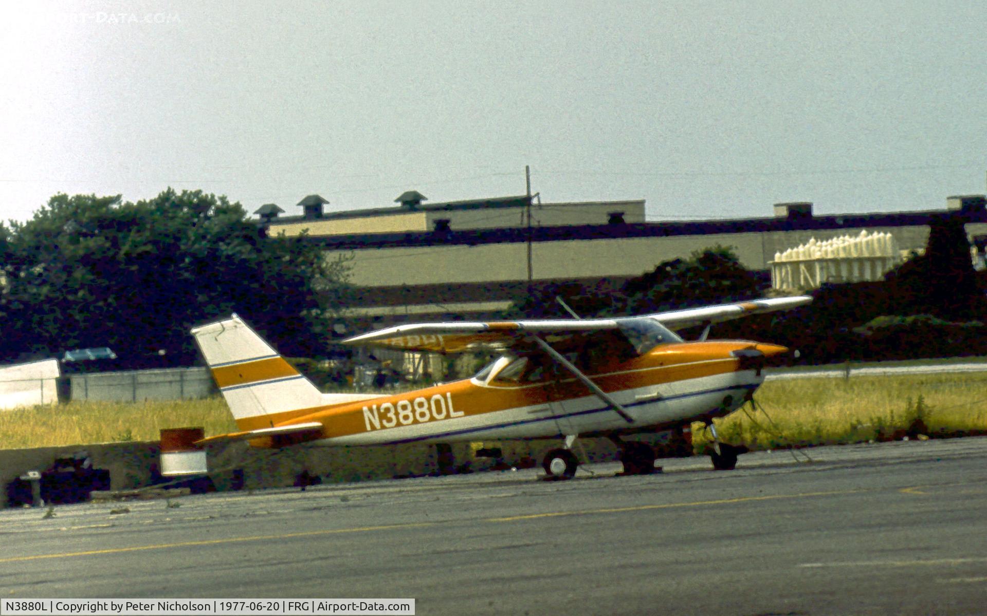 N3880L, 1965 Cessna 172G C/N 17254049, Cessna 172G Skyhawk as seen at Republic in the Summer of 1977.
