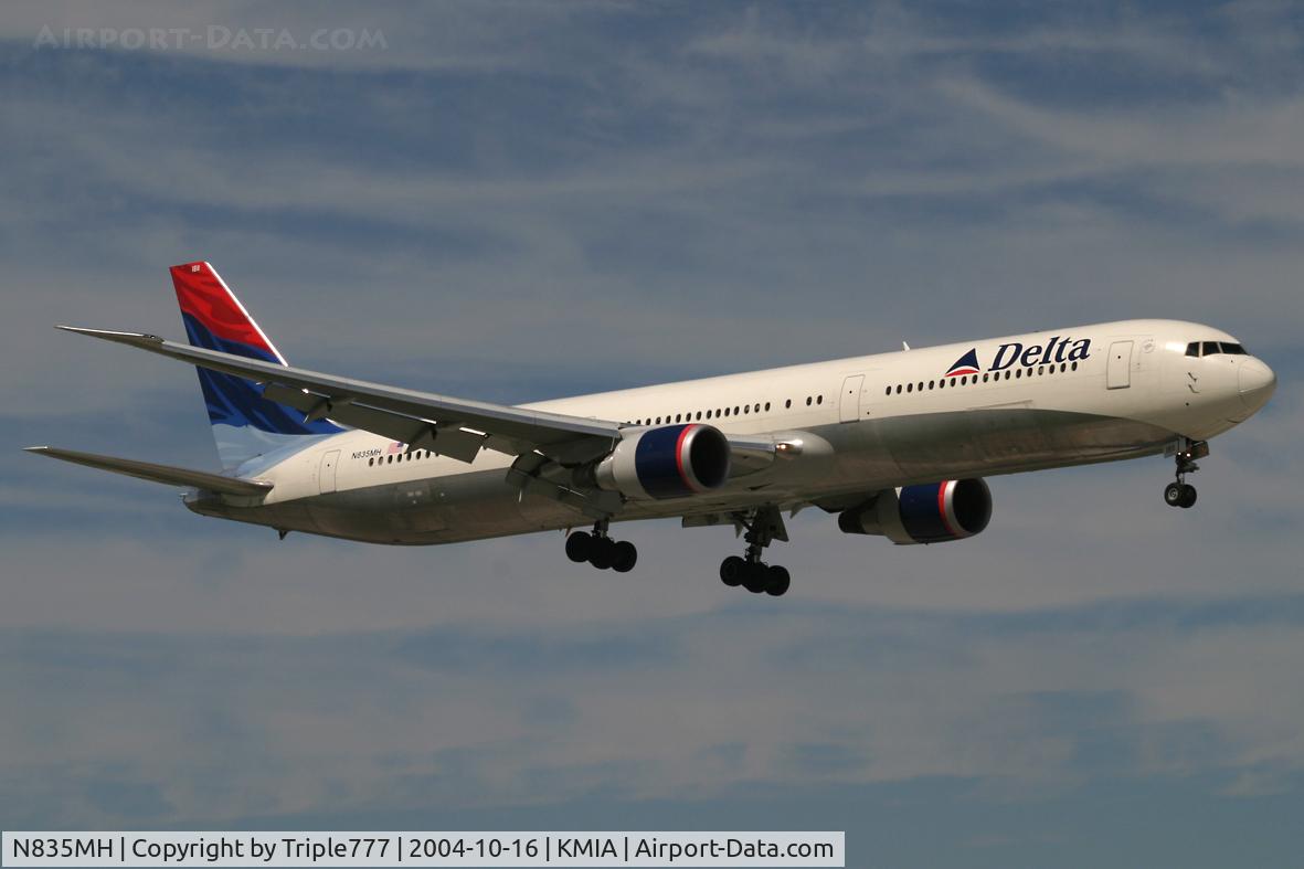 N835MH, 2000 Boeing 767-432/ER C/N 29708, Delta