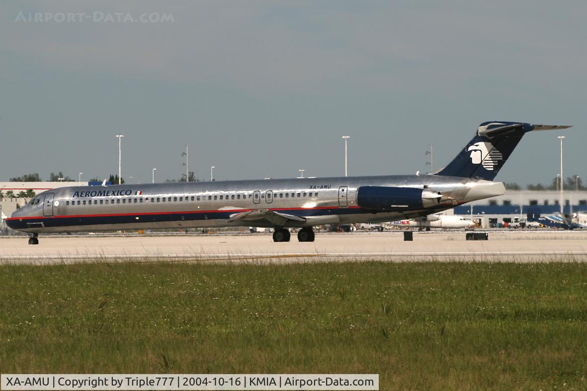 XA-AMU, 1990 McDonnell Douglas MD-88 C/N 49928, Aeromexico