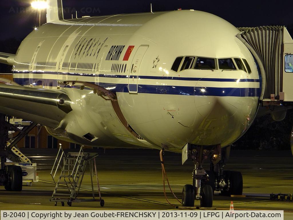 B-2040, 2013 Boeing 777-39L/ER C/N 38680, CA934 at CDG T1