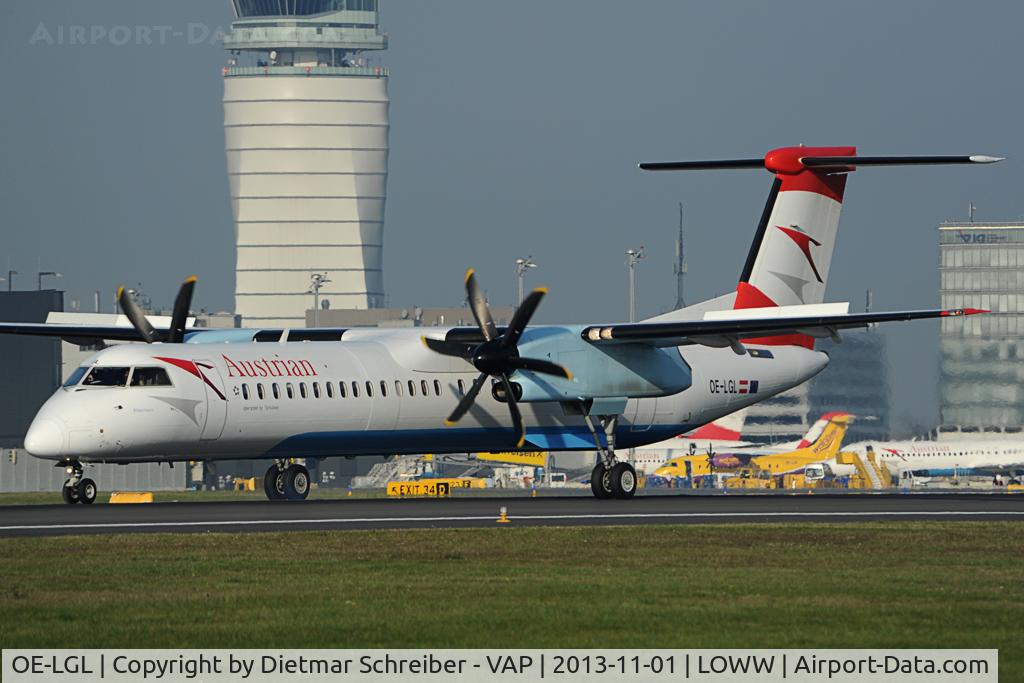 OE-LGL, 2010 De Havilland Canada DHC-8-402Q Dash 8 C/N 4310, Austrian Airlines Dash 8-400