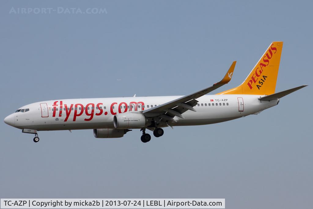 TC-AZP, 2012 Boeing 737-82R C/N 38176, Landing