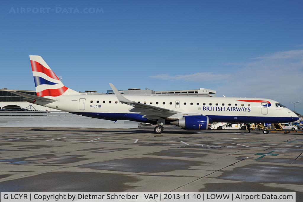 G-LCYR, 2012 Embraer 190SR (ERJ-190-100SR) C/N 19000563, British Airways Embraer 190