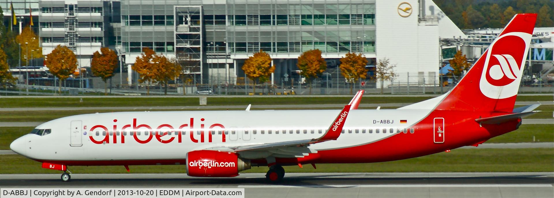 D-ABBJ, 2003 Boeing 737-86Q C/N 30286, Air Berlin, seen here at München(EDDM)
