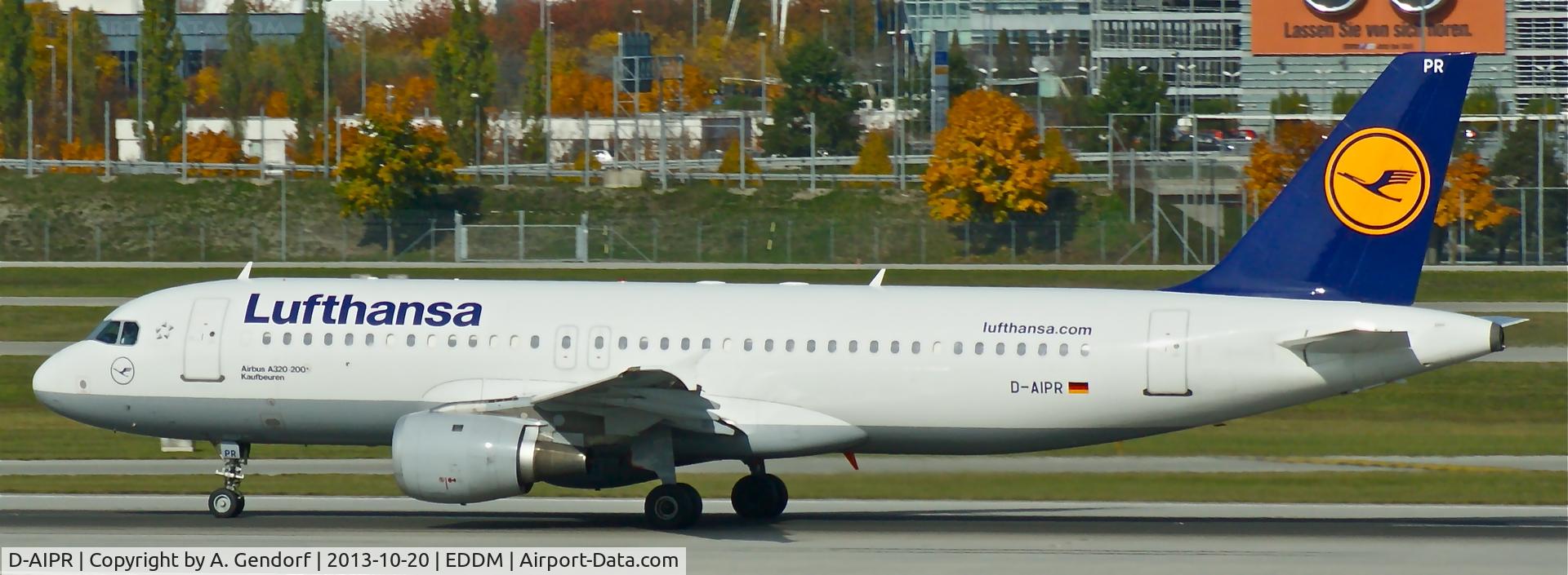 D-AIPR, 1990 Airbus A320-211 C/N 111, Lufthansa, is here speeding up on RWY 26L at München(EDDM)