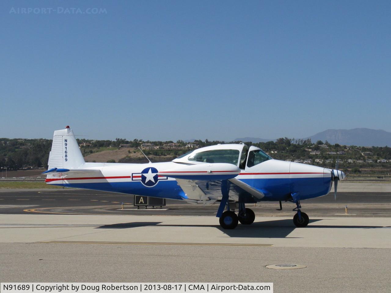 N91689, 1946 North American Navion (NA-145) C/N NAV-4-431, 1946 North American NAVION, Continental E-225 upgrade, many mods, taxi