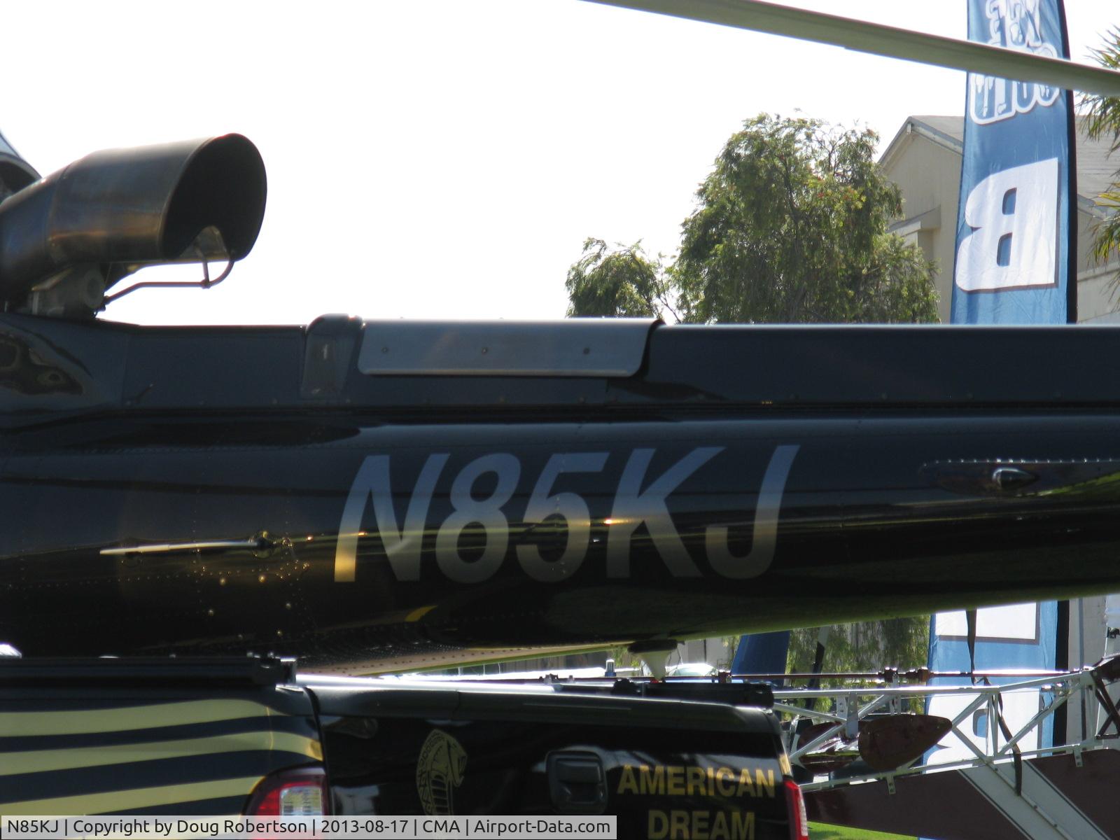N85KJ, 2009 Eurocopter AS-350B-3 Ecureuil Ecureuil C/N 4657, 2009 American Eurocopter LLC AS350B3 ECUREUIL 'Squirrel', one Turbomeca Arriel 2B1 turboshaft of 847 shp, turbine large  exhaust pipe and N number