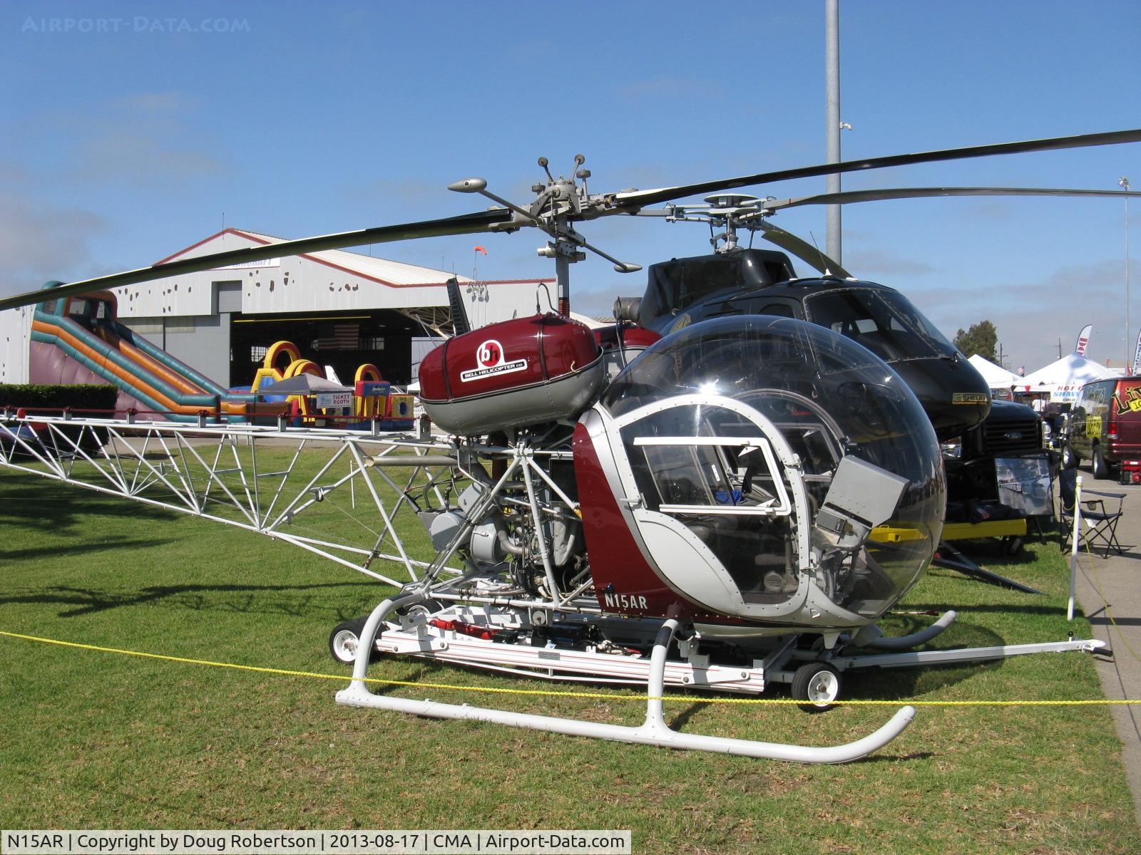 N15AR, 1963 Bell 47G-3B-1 Sioux C/N 2815, 1963 Bell 47G-3B-1 TROOPER civil version of Army OH-13S SIOUX, Lycoming TVO-435-A1A 260 Hp