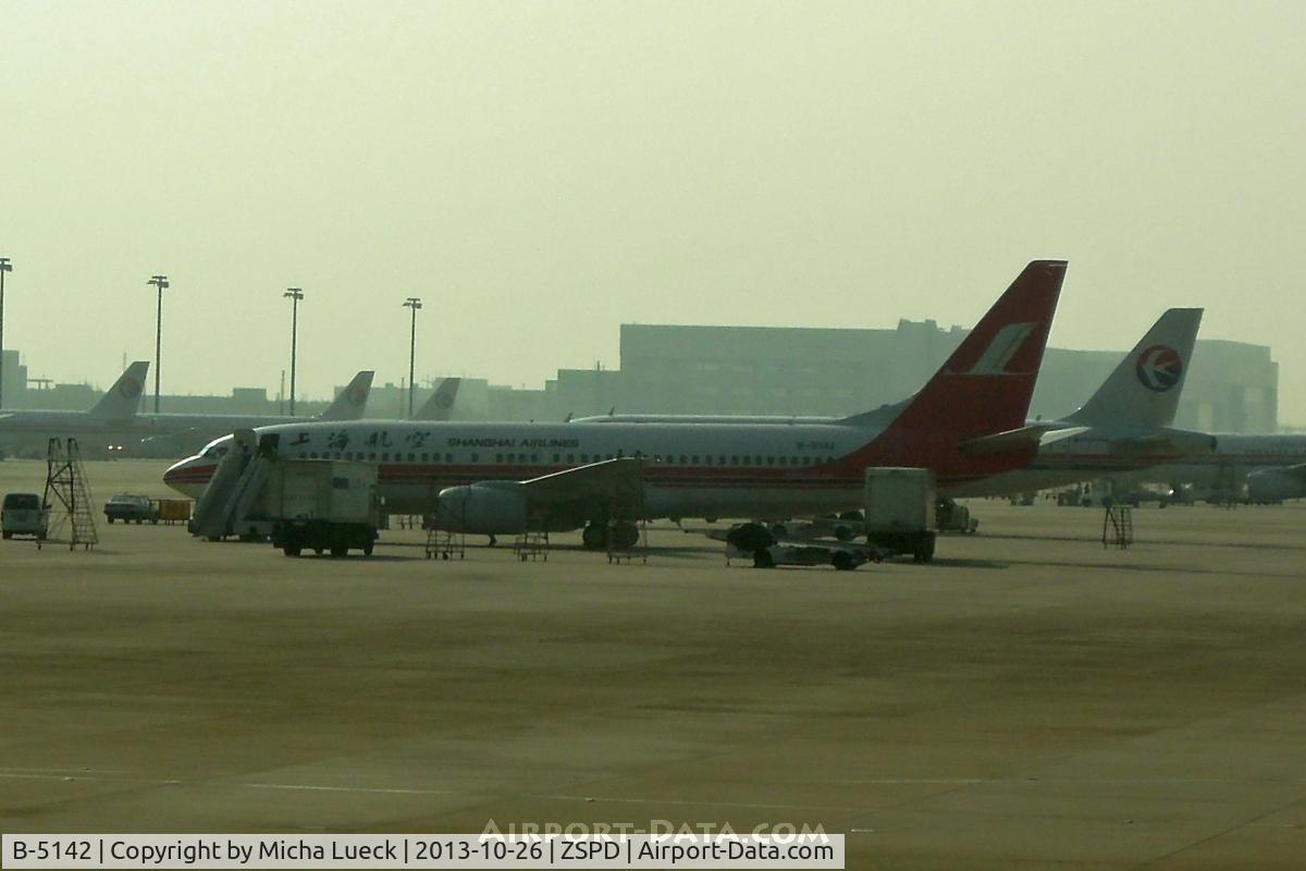 B-5142, 2006 Boeing 737-8Q8 C/N 30700, At Shanghai Pu Dong International
