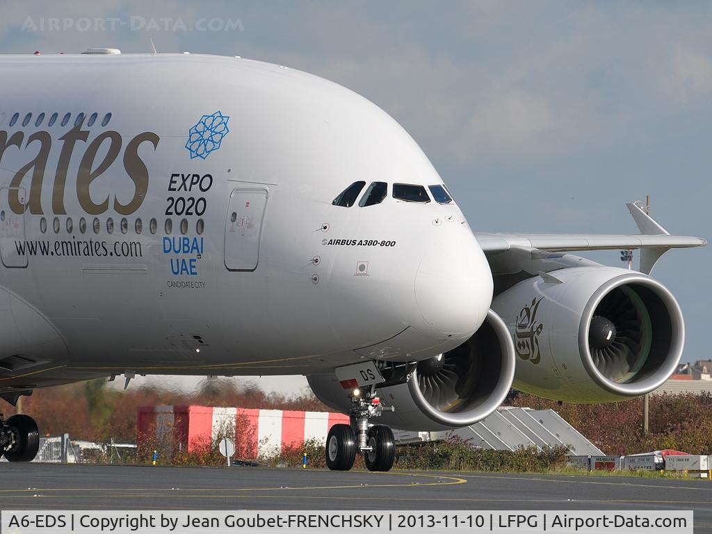A6-EDS, 2011 Airbus A380-861 C/N 086, Emirates from Dubai