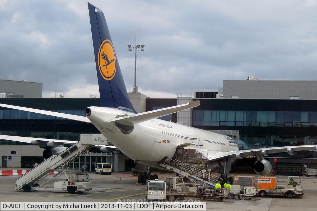 D-AIGH, 1994 Airbus A340-311 C/N 052, At Frankfurt