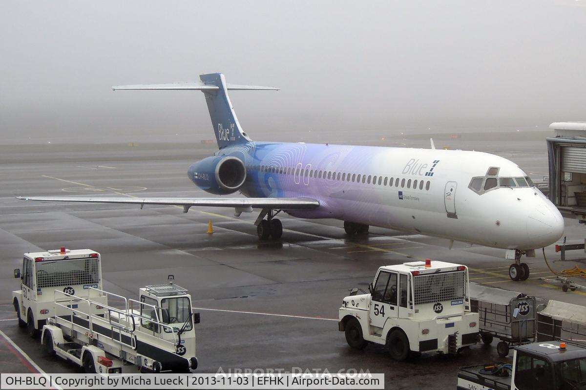 OH-BLQ, 2001 Boeing 717-2S3 C/N 55067, Foggy day at Vantaa