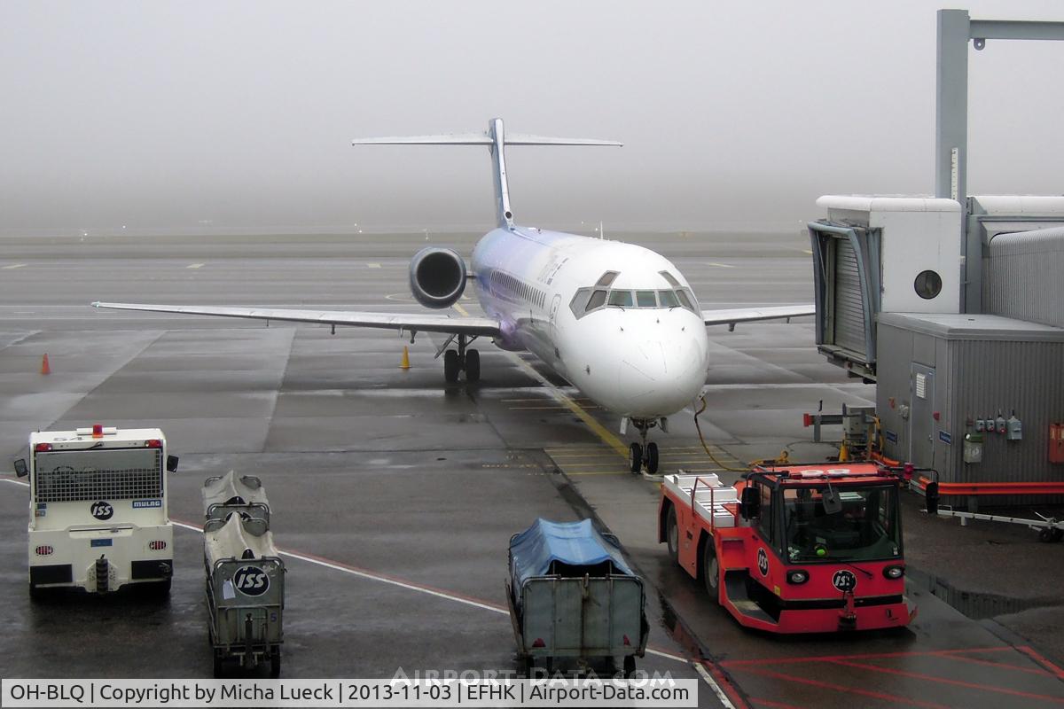 OH-BLQ, 2001 Boeing 717-2S3 C/N 55067, Foggy day at Vantaa