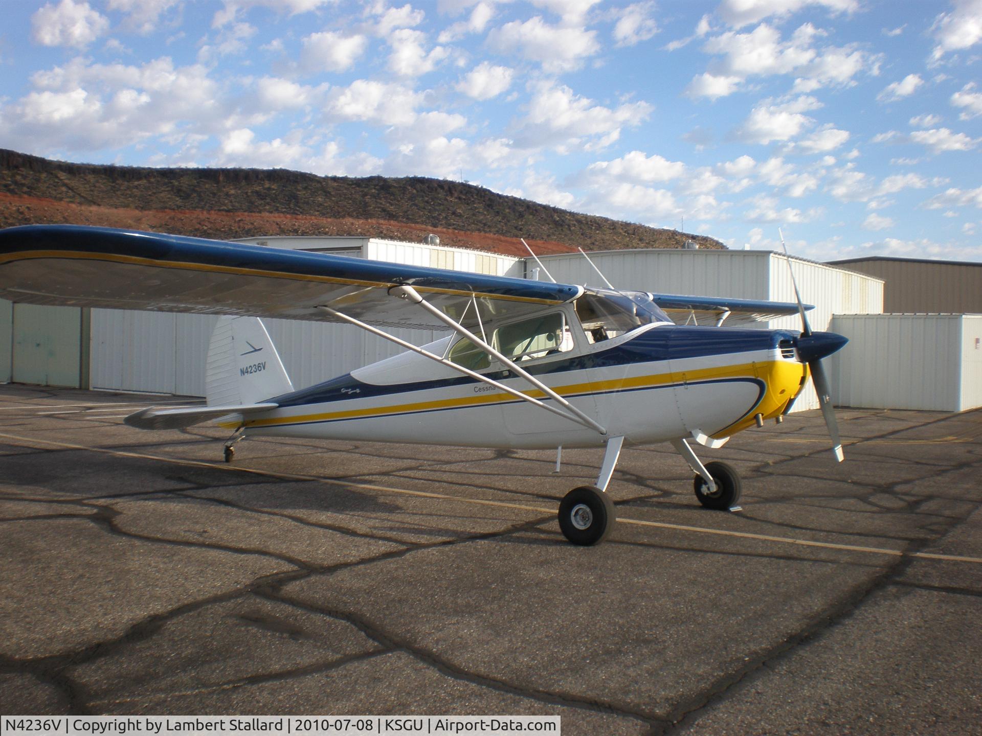 N4236V, 1948 Cessna 170 C/N 18592, N4236V after 2006 refurbishing. This airplane was made new again!