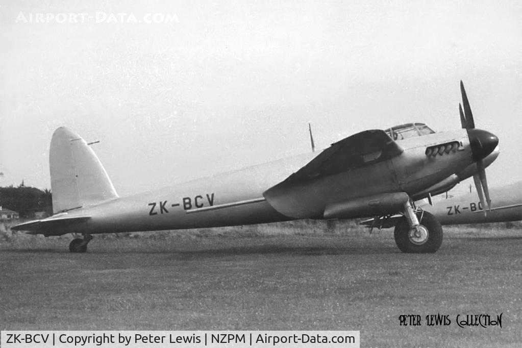 ZK-BCV, 1945 De Havilland DH.98 Mosquito FB.VI C/N NZ2384/PZ474, Aircraft Supplies Ltd., Palmerston North 1954