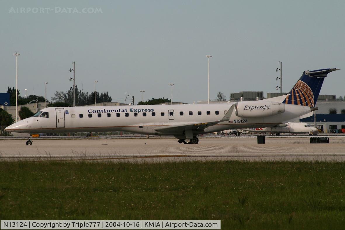 N13124, 2003 Embraer ERJ-145XR (EMB-145XR) C/N 145689, Continental Express