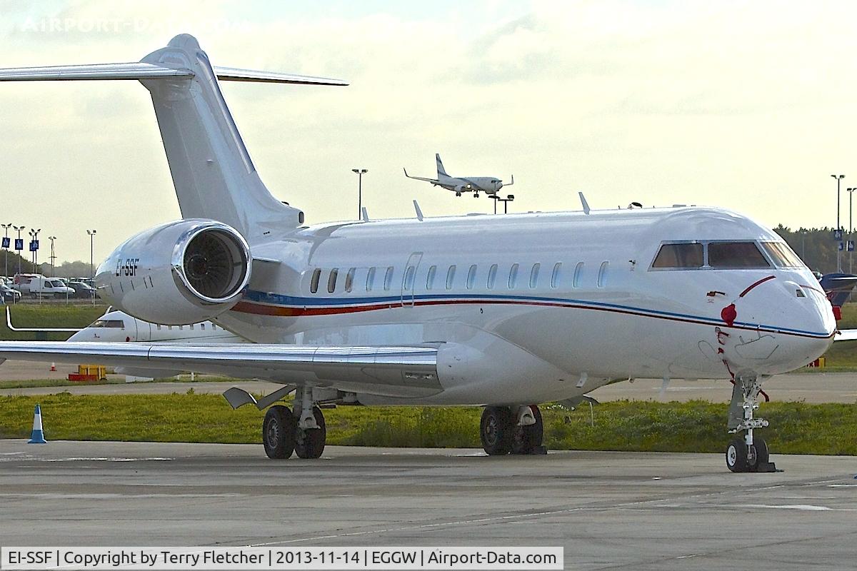 EI-SSF, 2012 Bombardier BD700-1A10 Global 6000 C/N 9521, 2012 Bombardier BD700 Global 6000, c/n: 9521 at Luton